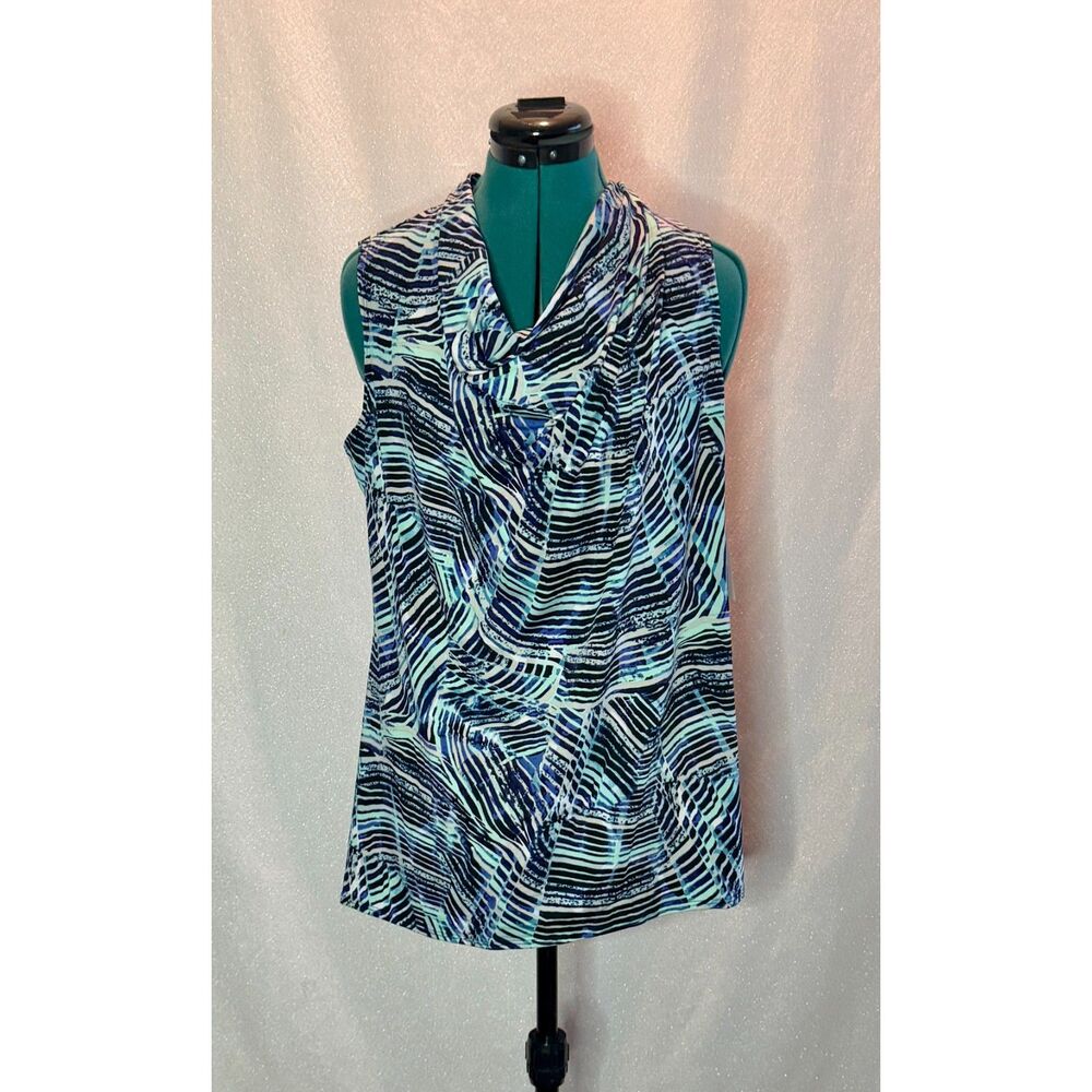 NWT NY Collection sleeveless cowl neck top. Size XL